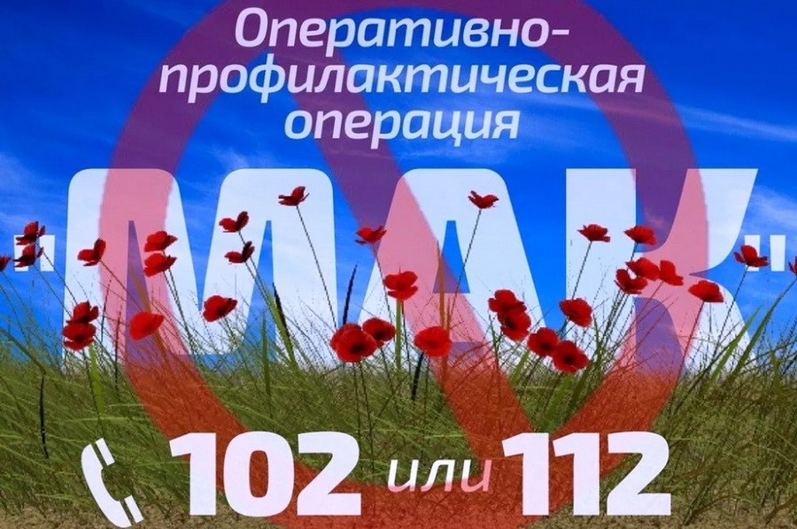 Мероприятие по выявлению, пресечению преступлений и правонарушений в сфере незаконного оборота наркотических средств растительного происхождения «МАК-2023».